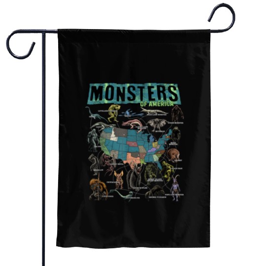 Cryptid Monsters Folklore Creature Cryptozoology Garden Flags