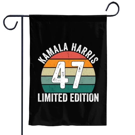 Kamala Harris 47 Limited Edition Vintage Sunset Garden Flags