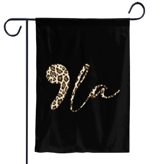 Comma La Leopard Print Kamala Harris Garden Flags