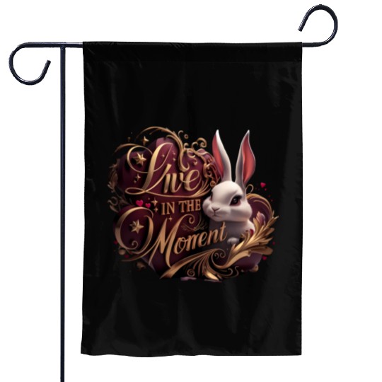 Live in the Moment,Present Life Garden Flags