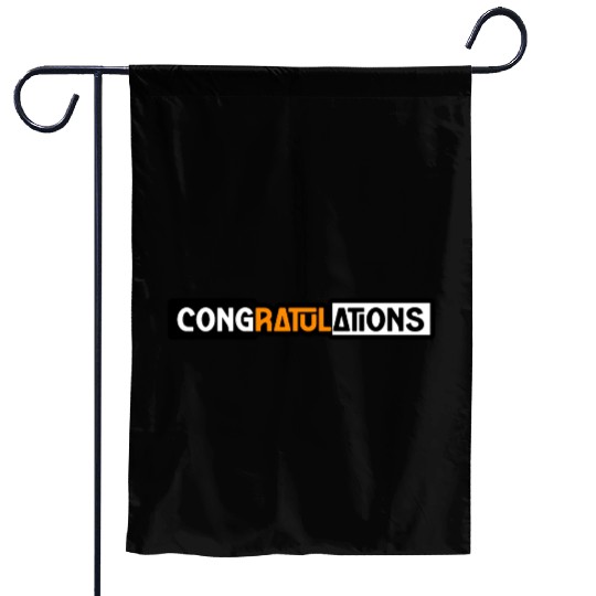 CONGRATULATIONS Garden Flags Garden Flags