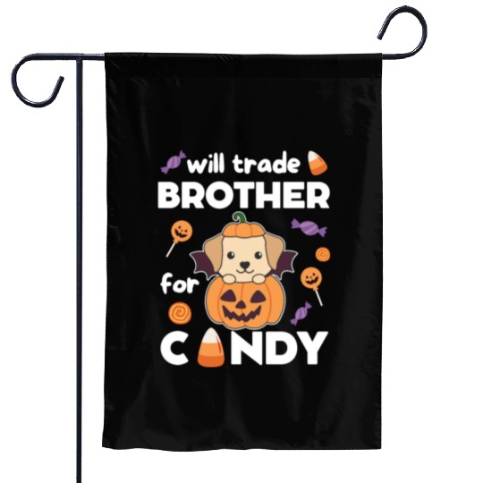 Labrador Halloween Trade Brother For Candy Garden Flags