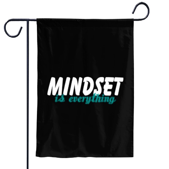 Mindset Is Everything Motivational Gym Workout Garden Flags