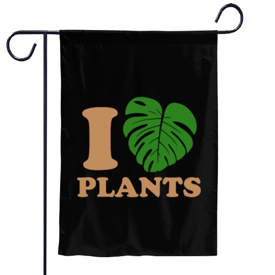 I love plants Garden Flags