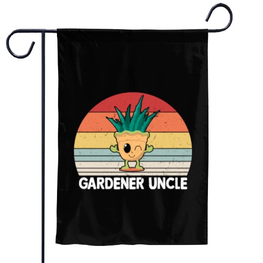 Gardening Uncle Hobby Gardener Uncle Garden Flags