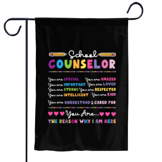 School Counselor School Counselor Garden Flags