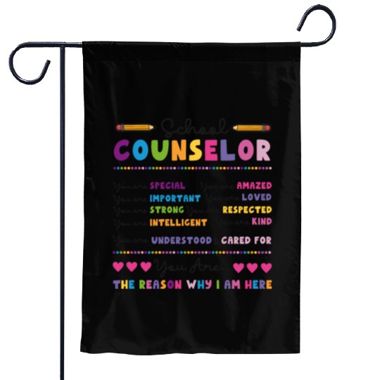 School Counselor School Counselor Garden Flags