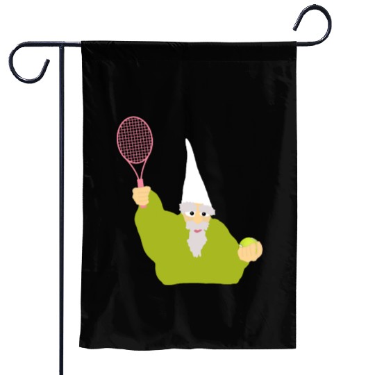 Crawly Gnome Tiny Green Wizard, Funny Green Gnome Garden Flags