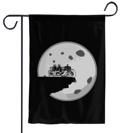 Trike Triker Trike Driver Moon Trikes Garden Flags