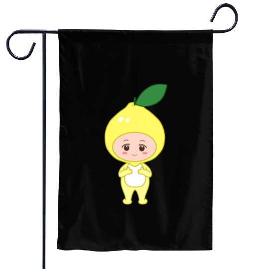 back to school Lemon Garden Flags