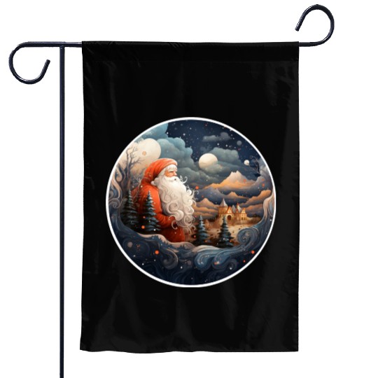 Welcome to the North Pole Garden Flags