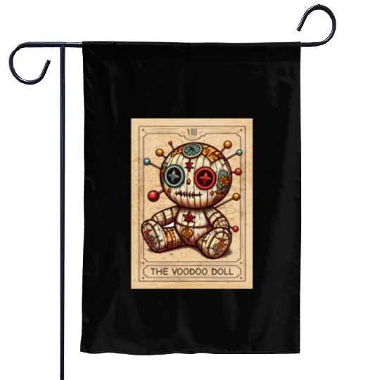 Voodoo - Voodoo Doll - Voodoo Magic - Voodoo Witch Garden Flags