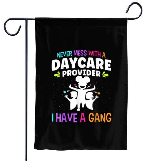 Daycare Teacher Garden Flags