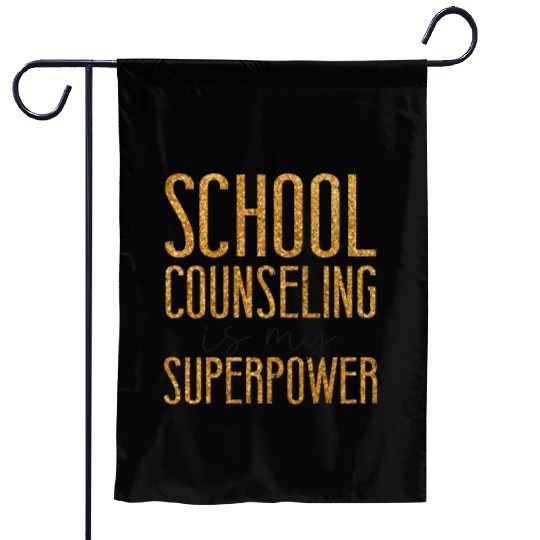 School Counselor School Counseling Garden Flags