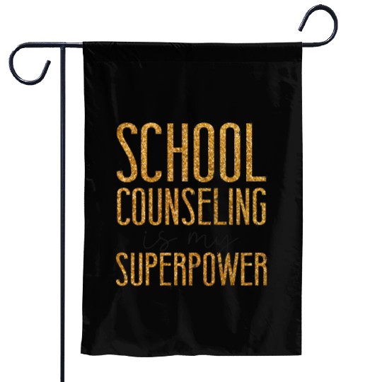 School Counselor School Counseling Garden Flags