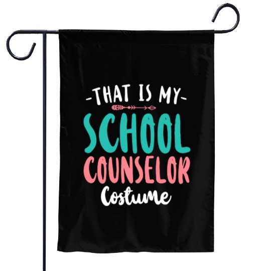 School Counselor Halloween That Is Garden Flags