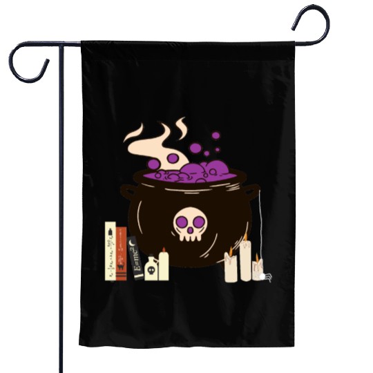 halloween design for physics and science lovers Garden Flags
