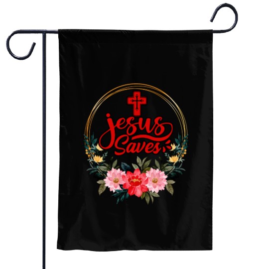 Jesus Saves Bible Text Love Jesus Christian Garden Flags