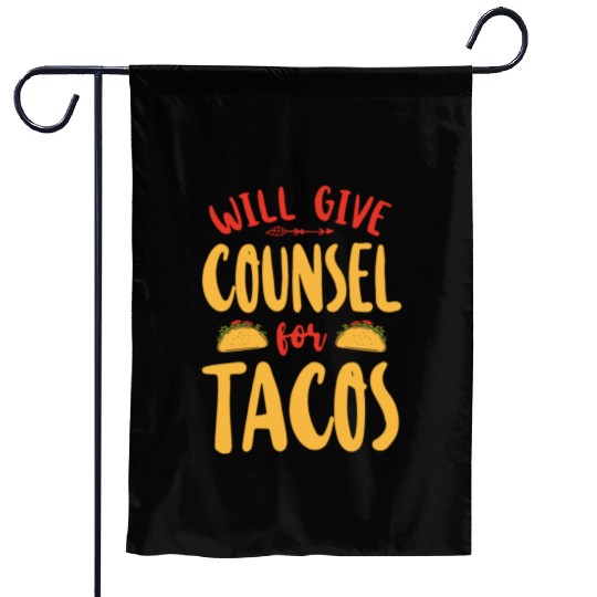 School Counselor Taco Will Give Garden Flags