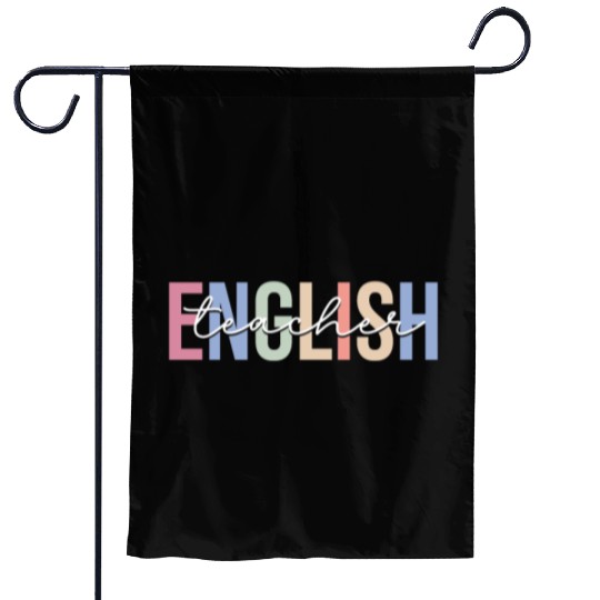 English Teacher Grammar School Garden Flags