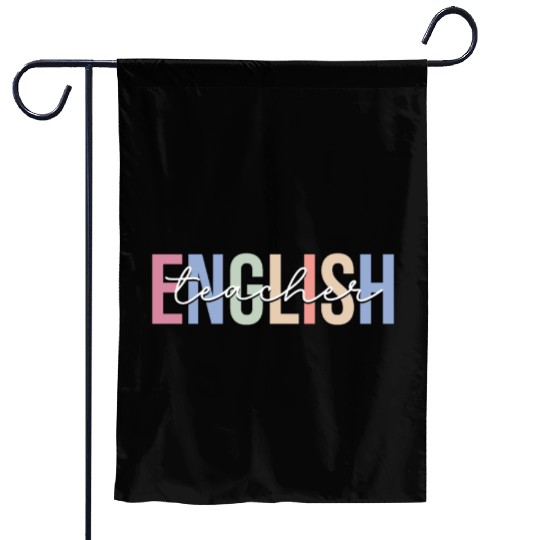 English Teacher Grammar School Garden Flags