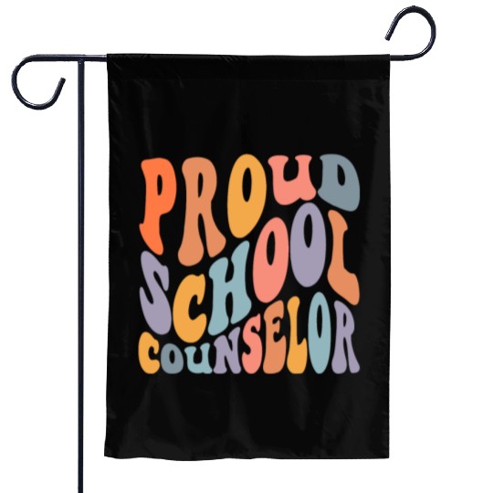 School Counselor Proud School Garden Flags