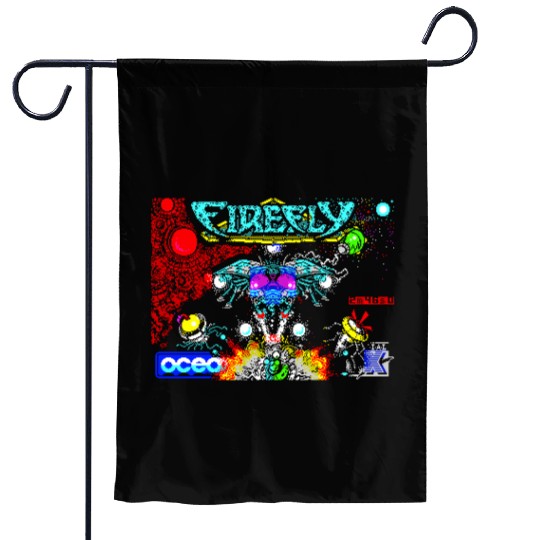 Firefly ZX Spectrum Loading Screen Garden Flags