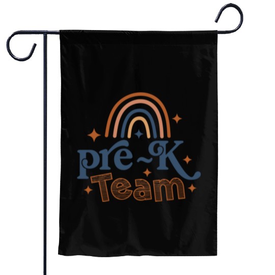 Pre-K Team - Preschool Teacher Garden Flags