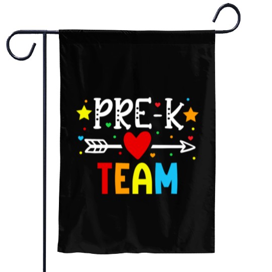 Pre-K Team - Preschool Teacher Garden Flags