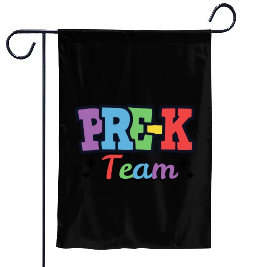 Pre-K Team - Preschool Teacher Garden Flags