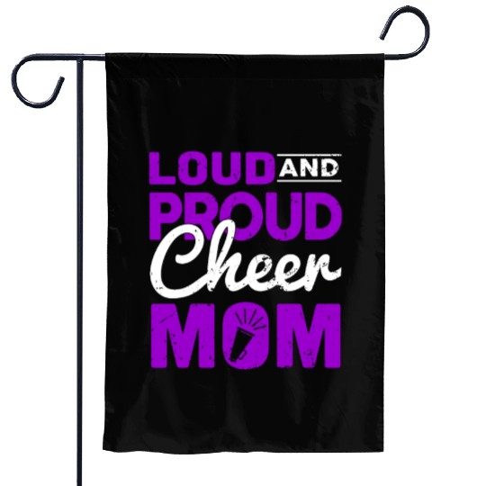 Loud & Proud Cheer Mom Cheerleading Mother's Day Garden Flags