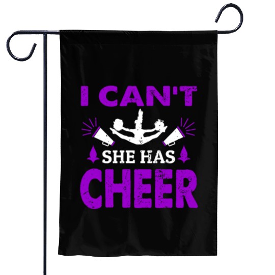 I Can't Cheer Mom Cheerleading Mommy Mother's Day Garden Flags