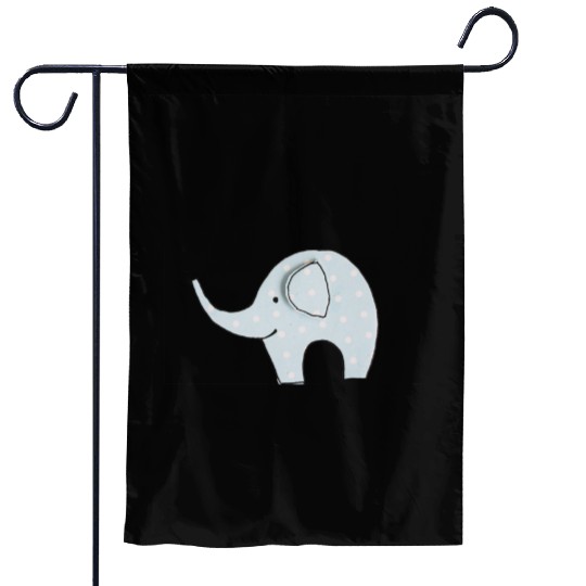 Kids Elephant Funny Design Garden Flags - Cool Animal Lover