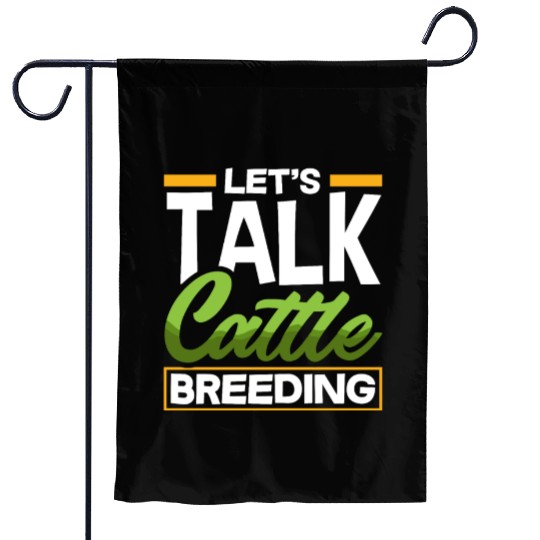 Let's Talk About Cattle Breeding Highland Cow Garden Flags
