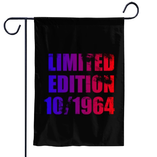 60th birthday Limited Edition 10/1964 Garden Flags