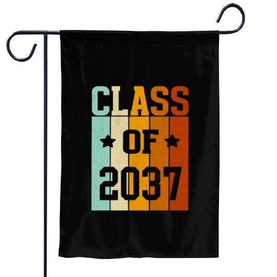 CLASS OF 2037 BACK TO SKHOOL. Garden Flags