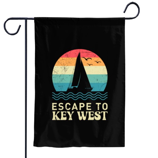 Florida ESCAPE TO KEY-WEST Sailing Florida Garden Flags