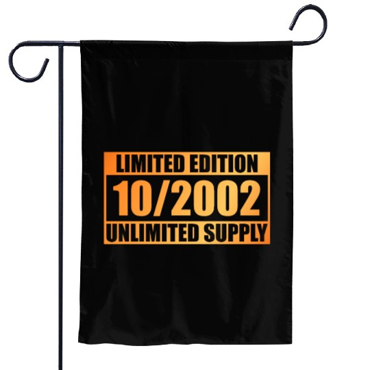 22nd birthday Limited Edition - ꝏ Supply 10/2002 Garden Flags