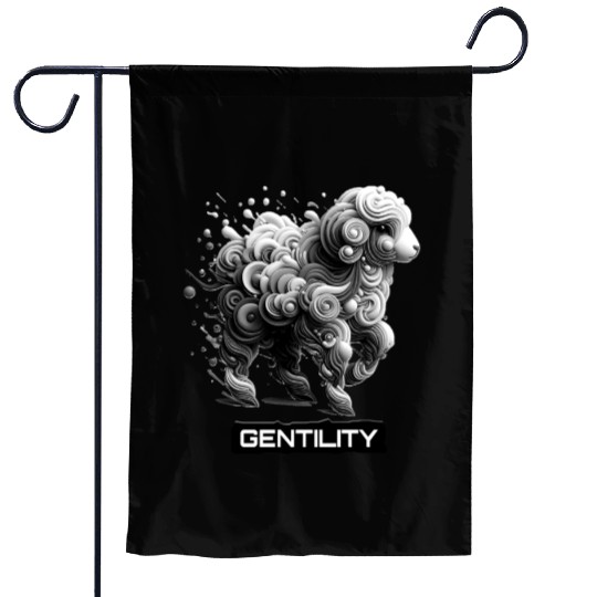 Gentle Lamb: Embrace Gentility Garden Flags