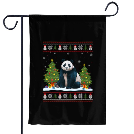 This is My Christmas Pajama Panda Xmas PJs Premiu Garden Flags