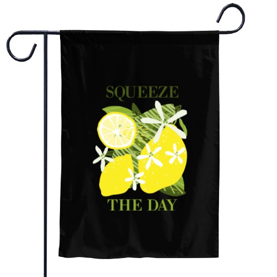 Citrus Lover Squeeze the day Garden Flags
