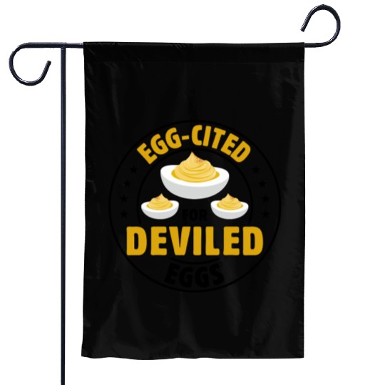 Funny Deviled Eggs Designs For Deviled Egg Lover Garden Flags