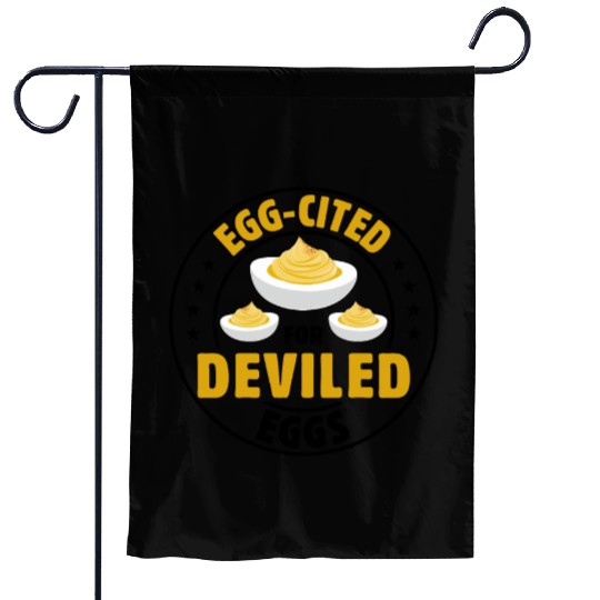 Funny Deviled Eggs Designs For Deviled Egg Lover Garden Flags