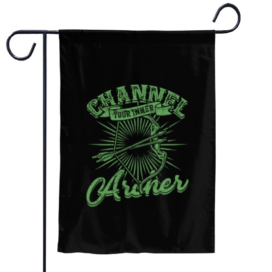 Archery Channel your inner archer Garden Flags