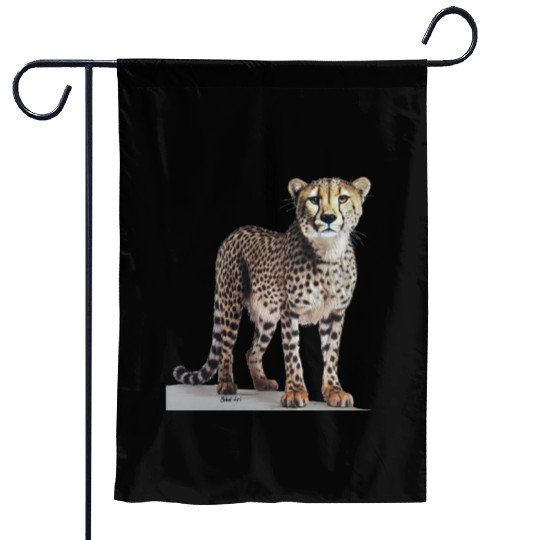 Cheetah Garden Flags
