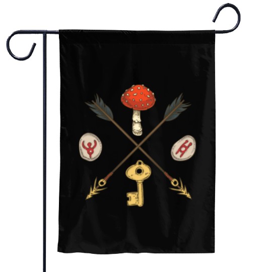 paganisem witchcraft Garden Flags