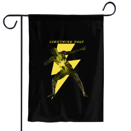 Lightning Bolt ( Back ) Garden Flags