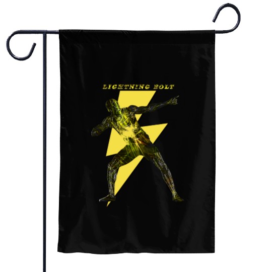 Lightning Bolt ( Back ) Garden Flags