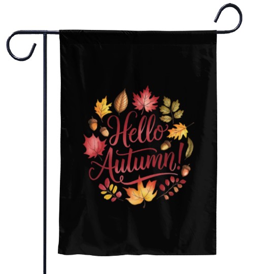 Hello Autumn! Garden Flags