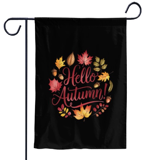 Hello Autumn! Garden Flags